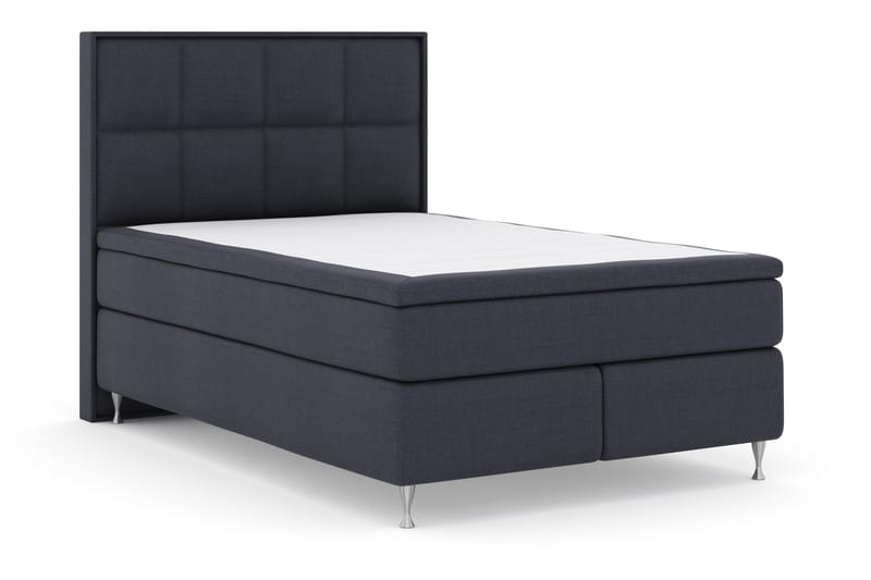 Select No 4 Komplett Sängpaket 140x200 Fast - Blå/Silver - Möbler - Säng - Komplett sängpaket