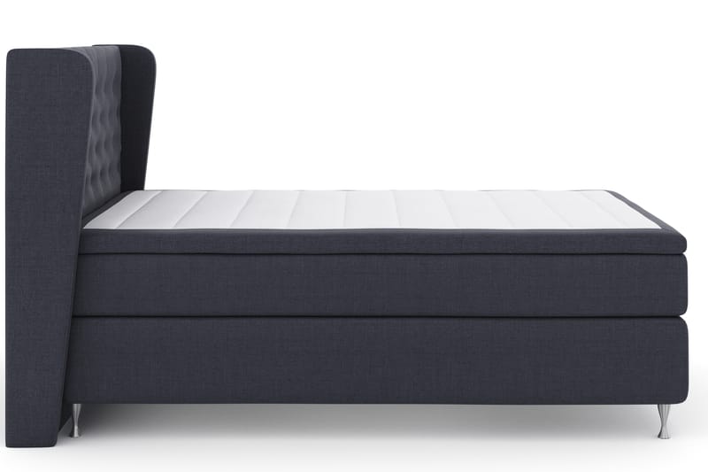 Select No 4 Komplett Sängpaket 140x200 Fast - Blå/Silver - Möbler - Säng - Komplett sängpaket