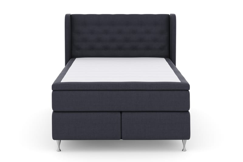 Select No 4 Komplett Sängpaket 140x200 Fast - Blå/Silver - Möbler - Säng - Komplett sängpaket