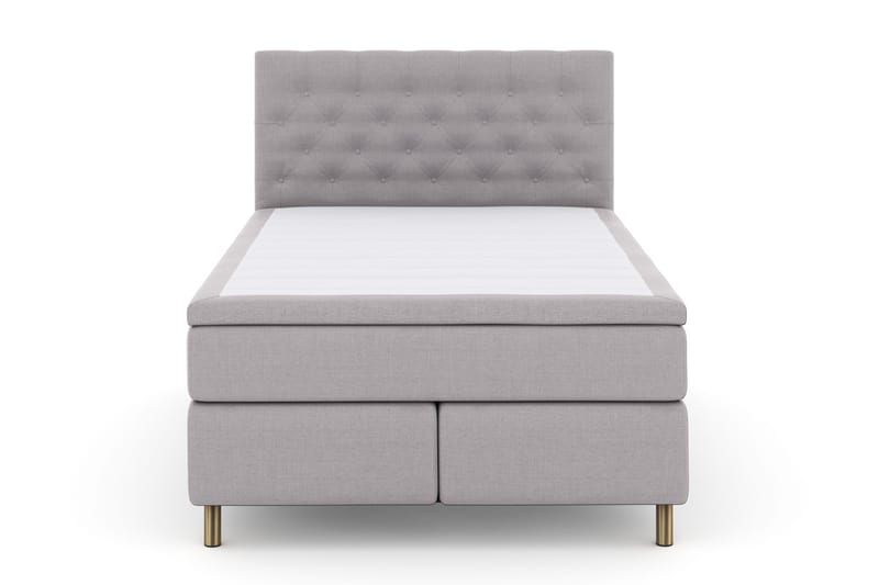Select No 4 Komplett Sängpaket 140x200 Fast - Ljusgrå/Koppar - Möbler - Säng - Kontinentalsäng