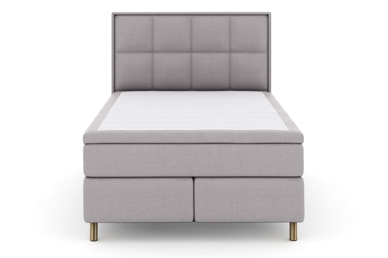 Select No 4 Komplett Sängpaket 140x200 Fast - Ljusgrå/Koppar - Möbler - Säng - Kontinentalsäng