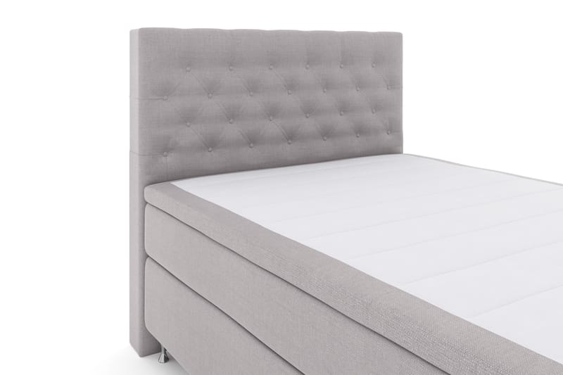 Select No 4 Komplett Sängpaket 140x200 Fast - Ljusgrå/Silver - Möbler - Säng - Komplett sängpaket