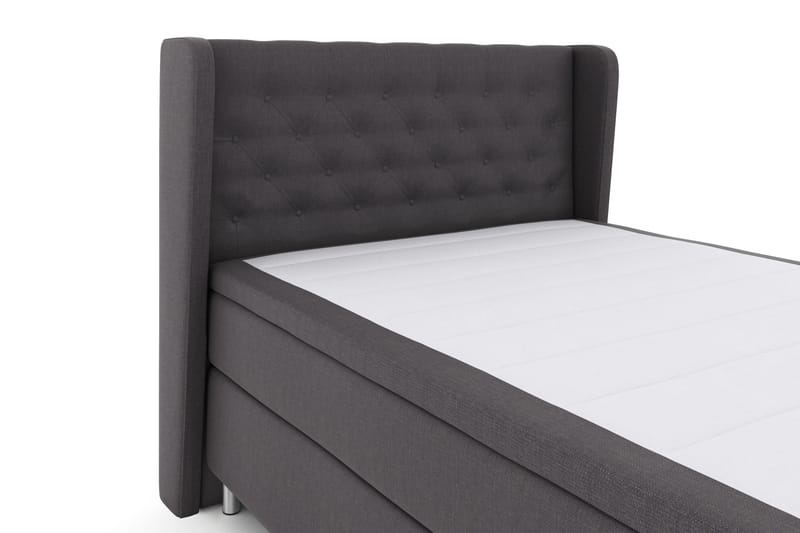 Select No 4 Komplett Sängpaket 140x200 Fast - Mörkgrå/Metall - Möbler - Säng - Kontinentalsäng