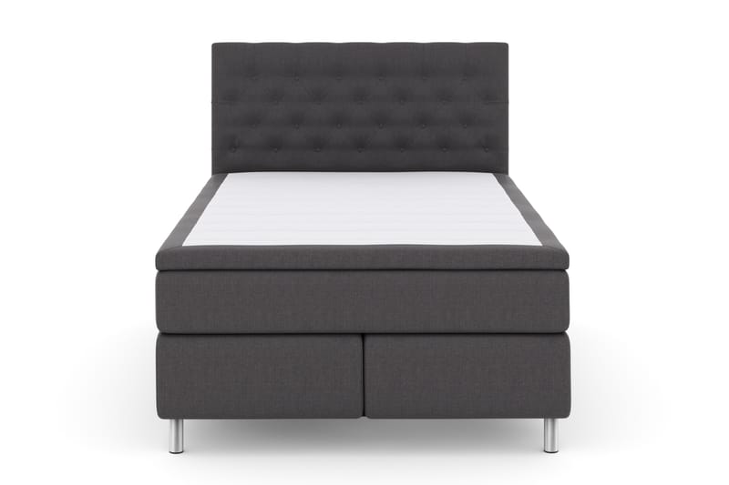 Select No 4 Komplett Sängpaket 140x200 Fast - Mörkgrå/Metall - Möbler - Säng - Komplett sängpaket