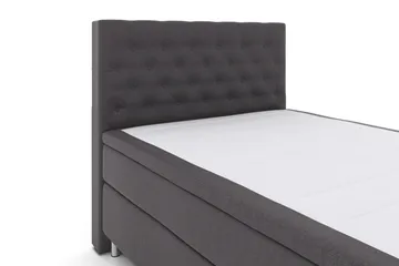 Select No 4 Komplett Sängpaket 140x200 Fast - Mörkgrå/Metall - Möbler - Säng - Kontinentalsäng