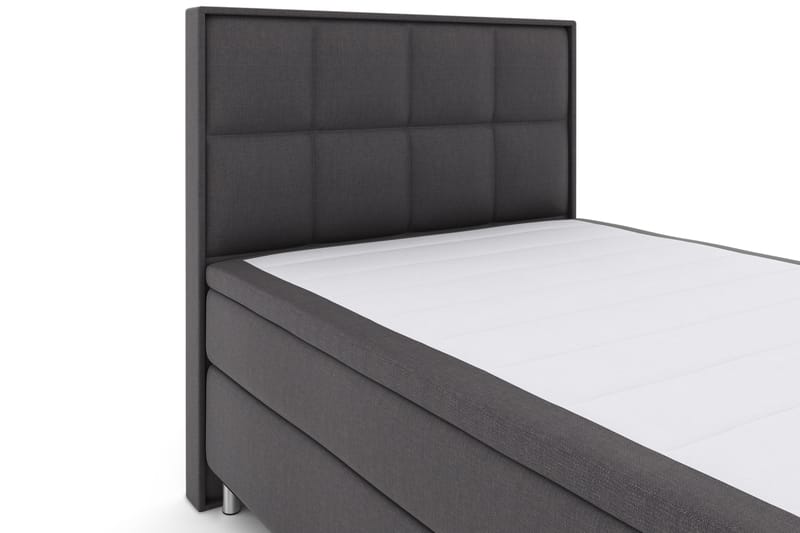 Select No 4 Komplett Sängpaket 140x200 Fast - Mörkgrå/Metall - Möbler - Säng - Komplett sängpaket