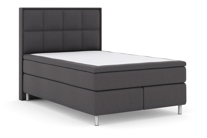 Select No 4 Komplett Sängpaket 140x200 Fast - Mörkgrå/Metall - Möbler - Säng - Komplett sängpaket