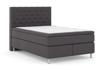 Select No 4 Komplett Sängpaket 140x200 Fast - Mörkgrå/Metall - Möbler - Säng - Kontinentalsäng