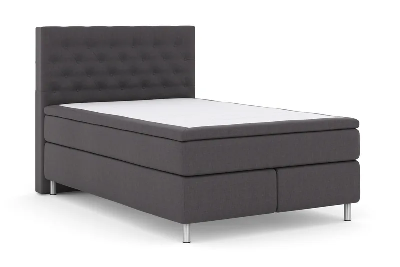 Select No 4 Komplett Sängpaket 140x200 Fast - Mörkgrå/Metall - Möbler - Säng - Kontinentalsäng