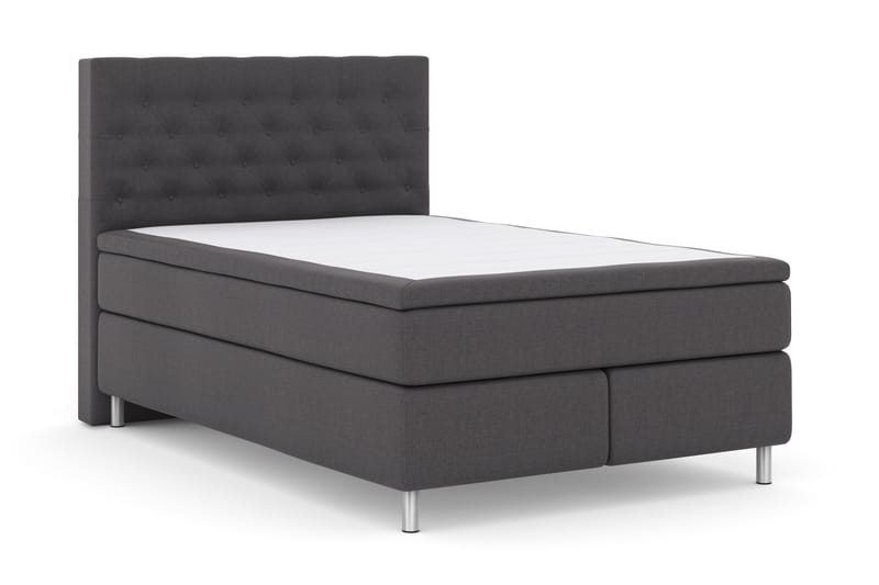 Select No 4 Komplett Sängpaket 140x200 Fast - Mörkgrå/Metall - Möbler - Säng - Komplett sängpaket