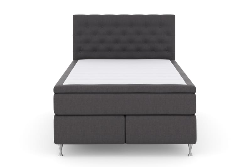 Select No 4 Komplett Sängpaket 140x200 Fast - Mörkgrå/Silver - Möbler - Säng - Komplett sängpaket
