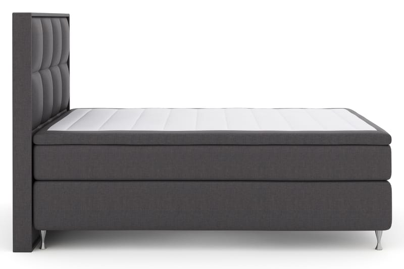 Select No 4 Komplett S�ängpaket 140x200 Fast - Mörkgrå/Silver - Möbler - Säng - Komplett sängpaket