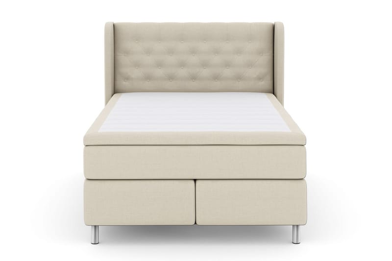 Select No 4 Komplett Sängpaket 140x200 Fast/Medium - Beige/Metall - Komplett sängpaket - Kontinentalsäng - Dubbelsäng