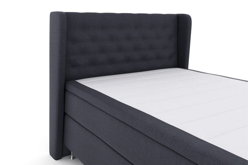 Select No 4 Komplett Sängpaket 140x200 Fast/Medium - Blå/Silver - Komplett sängpaket - Kontinentalsäng - Dubbelsäng