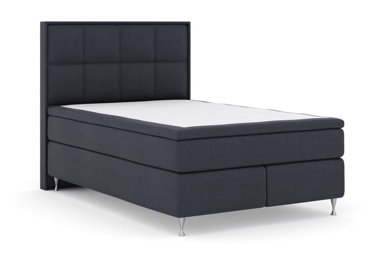 Select No 4 Komplett Sängpaket 140x200 Fast/Medium - Blå/Silver - Möbler - Säng - Komplett sängpaket