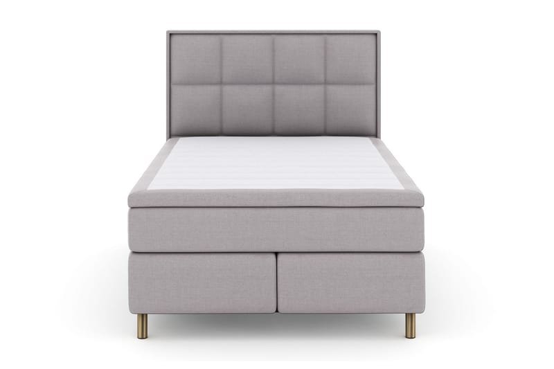 Select No 4 Komplett Sängpaket 140x200 Fast/Medium - Ljusgrå/Koppar - Möbler - Säng - Komplett sängpaket