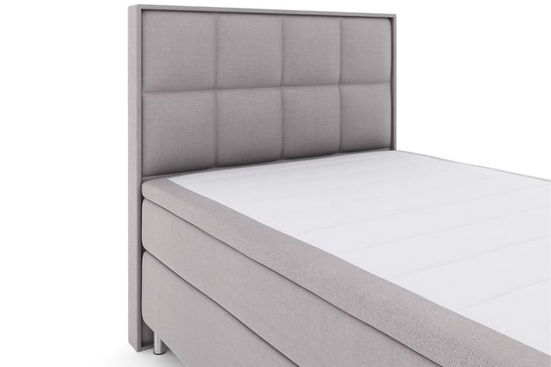 Select No 4 Komplett Sängpaket 140x200 Fast/Medium - Ljusgrå/Metall - Komplett sängpaket - Kontinentalsäng - Dubbelsäng