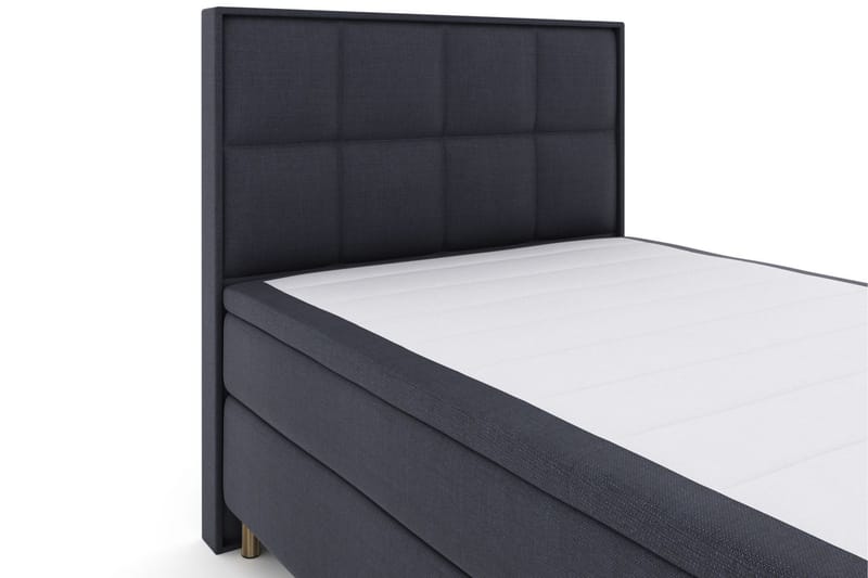Select No 4 Komplett Sängpaket 140x200 Medium - Blå/Metall - Komplett sängpaket - Kontinentalsäng - Dubbelsäng