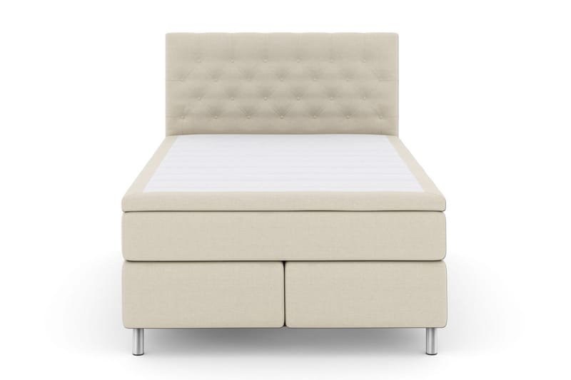 Select No 4 Komplett Sängpaket 160x200 Fast - Beige/Metall - Komplett sängpaket - Kontinentalsäng - Dubbelsäng