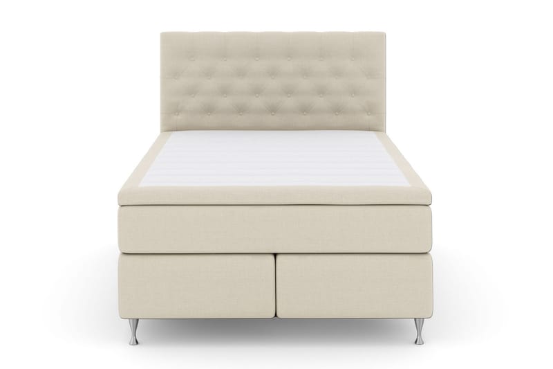 Select No 4 Komplett Sängpaket 160x200 Fast - Beige/Silver - Komplett sängpaket - Kontinentalsäng - Dubbelsäng