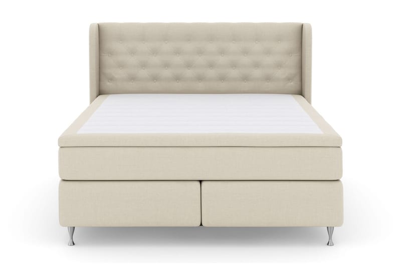 Select No 4 Komplett Sängpaket 160x200 Fast - Beige/Silver - Möbler - Säng - Kontinentalsäng