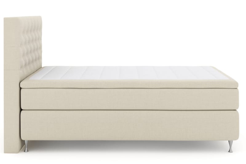 Select No 4 Komplett Sängpaket 160x200 Fast - Beige/Silver - Komplett sängpaket - Kontinentalsäng - Dubbelsäng