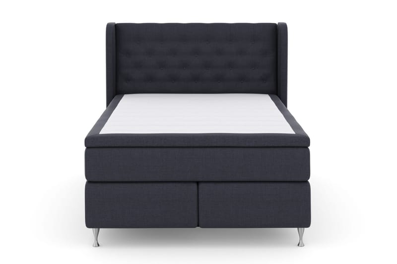 Select No 4 Komplett Sängpaket 160x200 Fast - Blå/Silver - Komplett sängpaket - Kontinentalsäng - Dubbelsäng