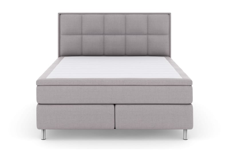 Select No 4 Komplett Sängpaket 160x200 Fast, Ljusgrå/Metall