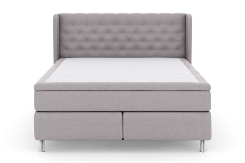 Select No 4 Komplett Sängpaket 160x200 Fast - Ljusgrå/Metall - Möbler - Säng - Kontinentalsäng