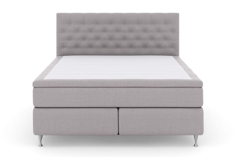 Select No 4 Komplett Sängpaket 160x200 Fast - Ljusgrå/Silver - Komplett sängpaket - Kontinentalsäng - Dubbelsäng