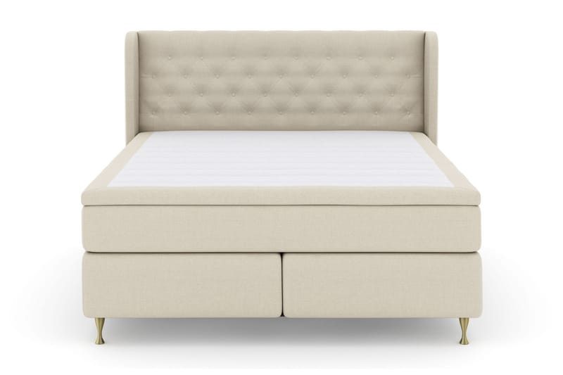 Select No 4 Komplett Sängpaket 160x200 Fast/Medium - Beige/Guld - Möbler - Säng - Komplett sängpaket