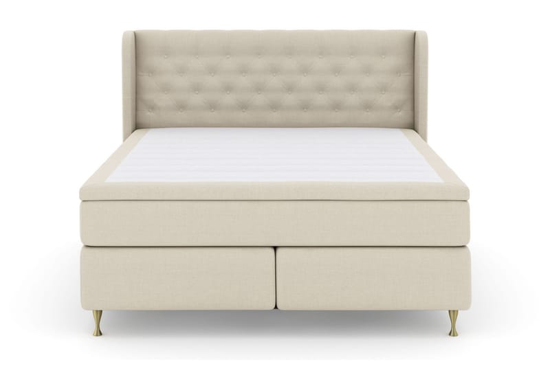 Select No 4 Komplett Sängpaket 160x200 Fast/Medium - Beige/Guld - Möbler - Säng - Kontinentalsäng