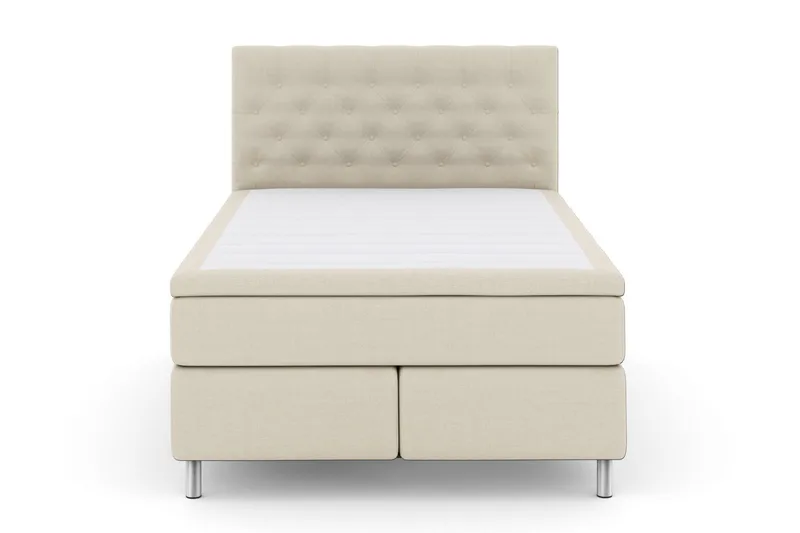 Select No 4 Komplett Sängpaket 160x200 Fast/Medium - Beige/Metall - Möbler - Säng - Kontinentalsäng