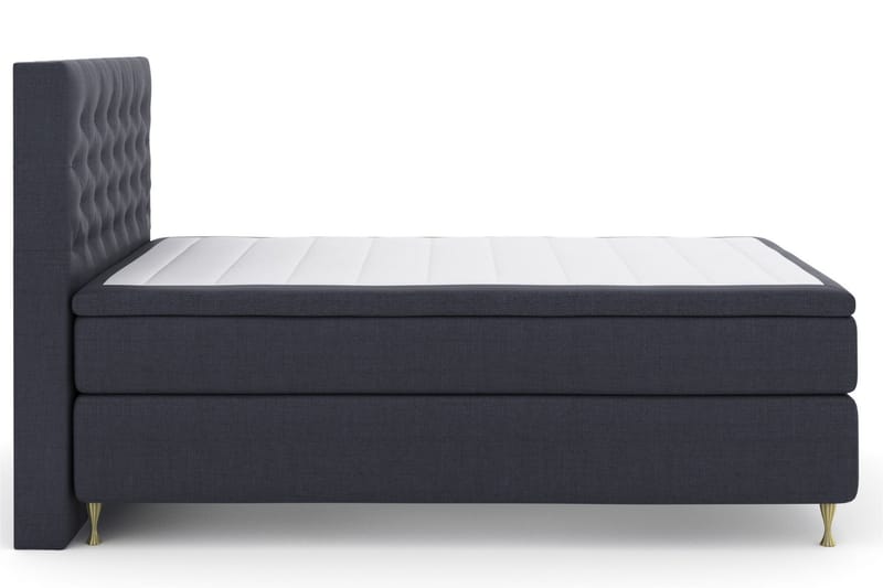 Select No 4 Komplett Sängpaket 160x200 Fast/Medium - Blå/Guld - Möbler - Säng - Komplett sängpaket