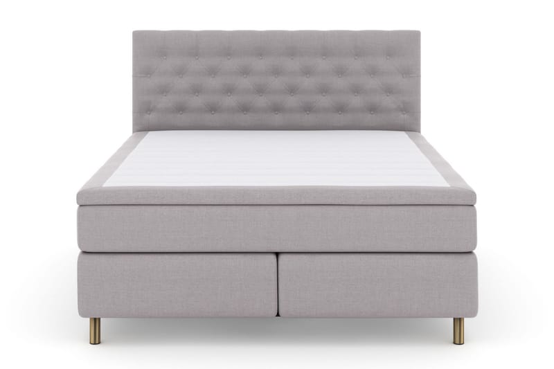 Select No 4 Komplett Sängpaket 160x200 Fast/Medium - Ljusgrå/Koppar - Möbler - Säng - Kontinentalsäng