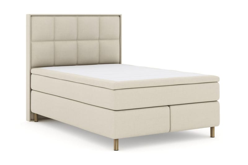 Select No 4 Komplett Sängpaket 160x200 Medium - Beige/Metall - Möbler - Säng - Kontinentalsäng