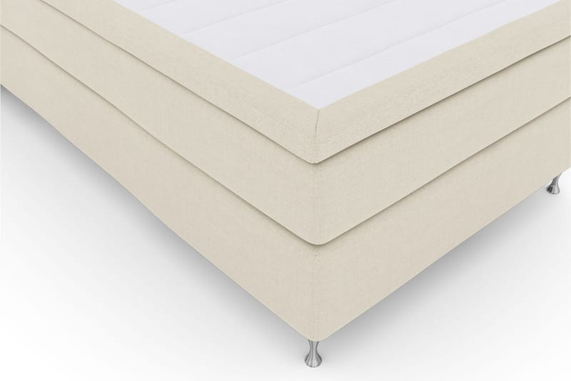 Select No 4 Komplett Sängpaket 160x200 Medium - Beige/Silver - Komplett sängpaket - Kontinentalsäng - Dubbelsäng