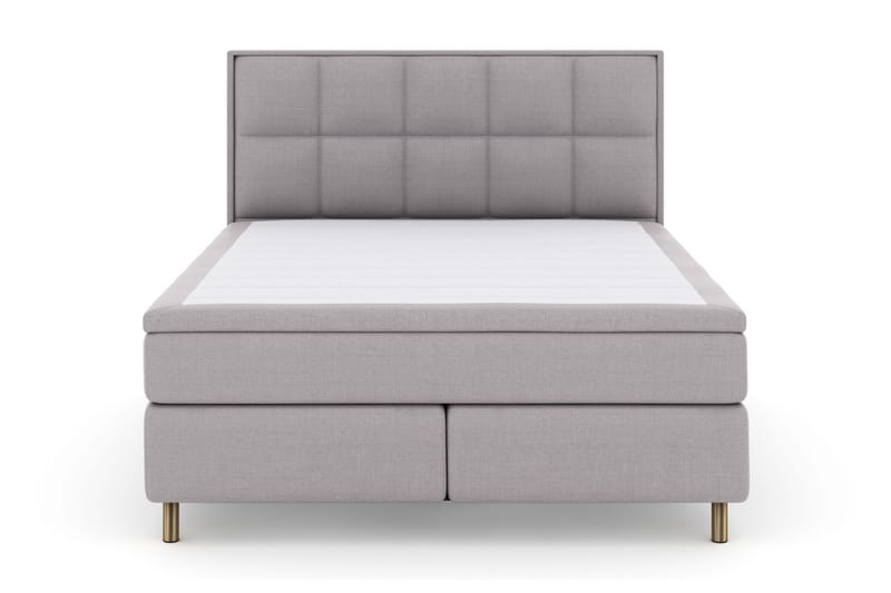 Select No 4 Komplett Sängpaket 160x200 Medium - Ljusgrå/Koppar - Möbler - Säng - Komplett sängpaket