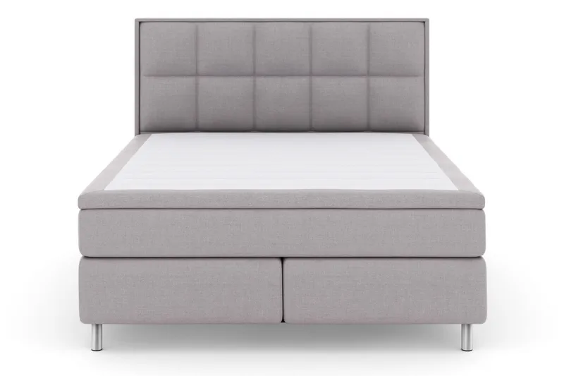 Select No 4 Komplett Sängpaket 160x200 Medium - Ljusgrå/Metall - Möbler - Säng - Kontinentalsäng