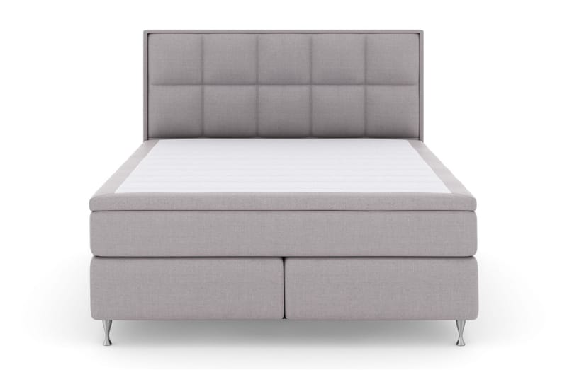 Select No 4 Komplett Sängpaket 160x200 Medium - Ljusgrå/Silver - Möbler - Säng - Komplett sängpaket
