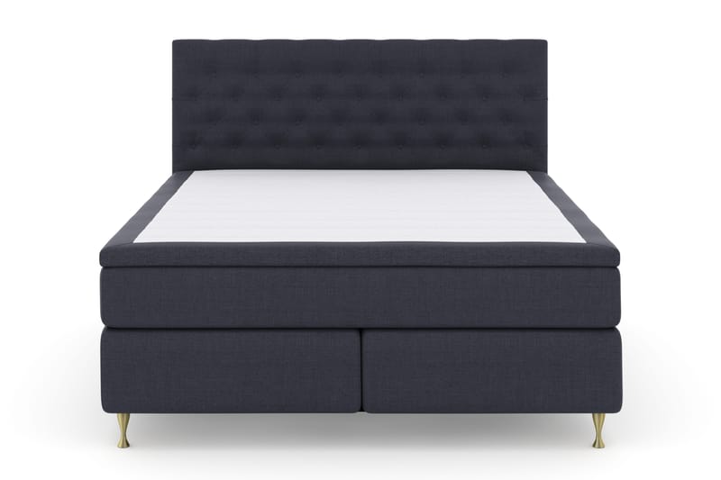 Select No 4 Komplett Sängpaket 180x200 Fast - Blå/Guld - Möbler - Säng - Kontinentalsäng