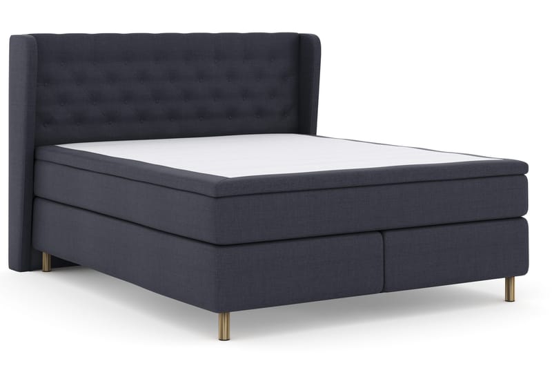 Select No 4 Komplett Sängpaket 180x200 Fast - Blå/Koppar - Möbler - Säng - Kontinentalsäng