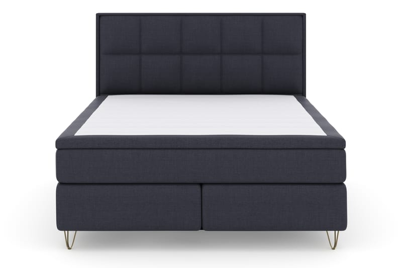 Select No 4 Komplett Sängpaket 180x200 Fast - Blå/Metall V-form - Möbler - Säng - Kontinentalsäng
