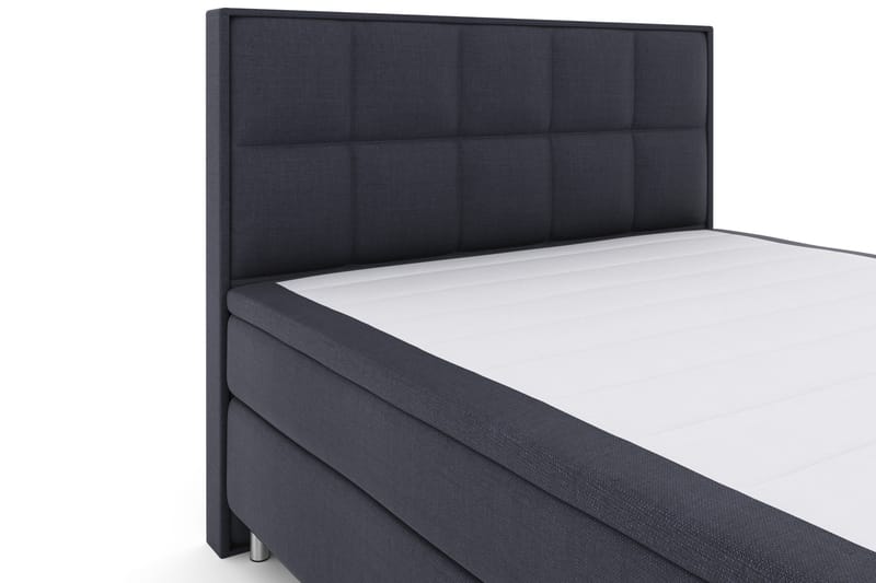 Select No 4 Komplett Sängpaket 180x200 Fast - Blå/Metall - Komplett sängpaket - Kontinentalsäng - Dubbelsäng