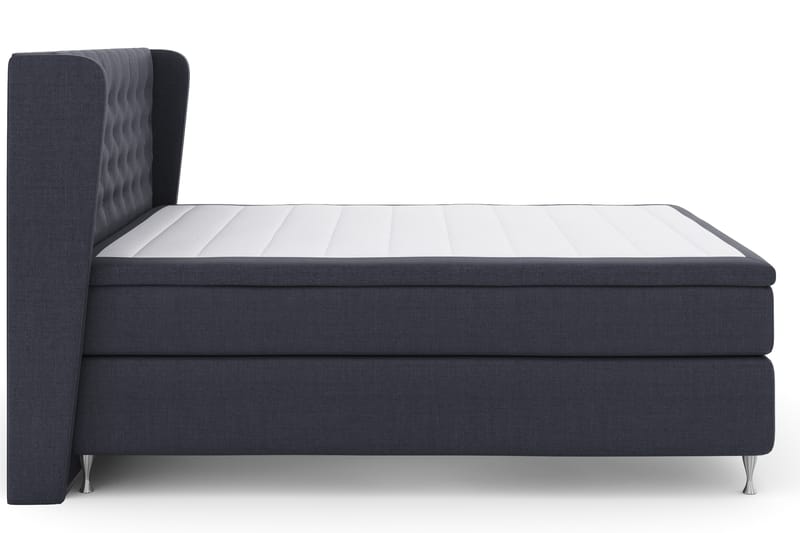 Select No 4 Komplett Sängpaket 180x200 Fast - Blå/Silver - Möbler - Säng - Komplett sängpaket
