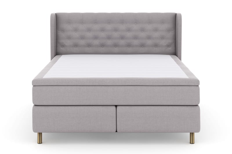 Select No 4 Komplett Sängpaket 180x200 Fast - Ljusgrå/Koppar - Möbler - Säng - Kontinentalsäng