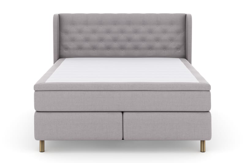 Select No 4 Komplett Sängpaket 180x200 Fast - Ljusgrå/Koppar - Möbler - Säng - Komplett sängpaket
