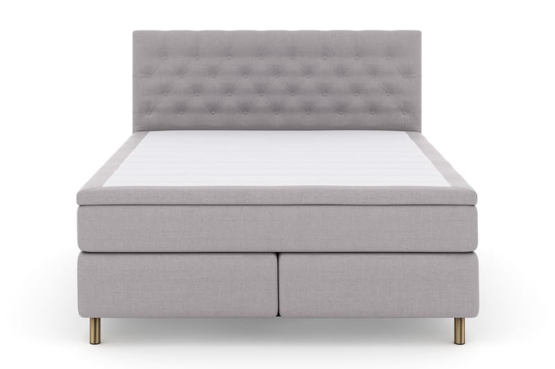 Select No 4 Komplett Sängpaket 180x200 Fast - Ljusgrå/Koppar - Möbler - Säng - Komplett sängpaket