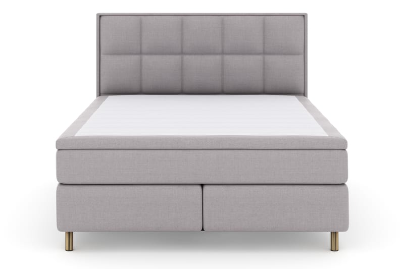 Select No 4 Komplett Sängpaket 180x200 Fast - Ljusgrå/Koppar - Möbler - Säng - Kontinentalsäng