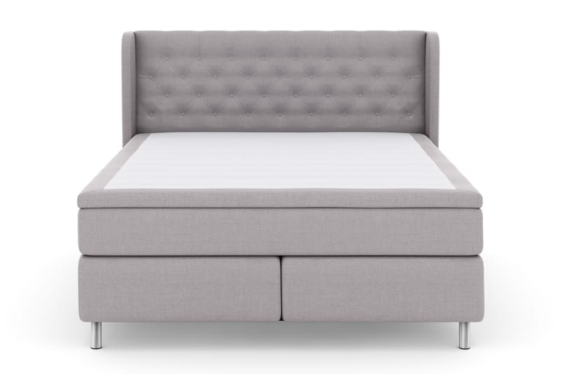 Select No 4 Komplett Sängpaket 180x200 Fast - Ljusgrå/Metall - Möbler - Säng - Komplett sängpaket